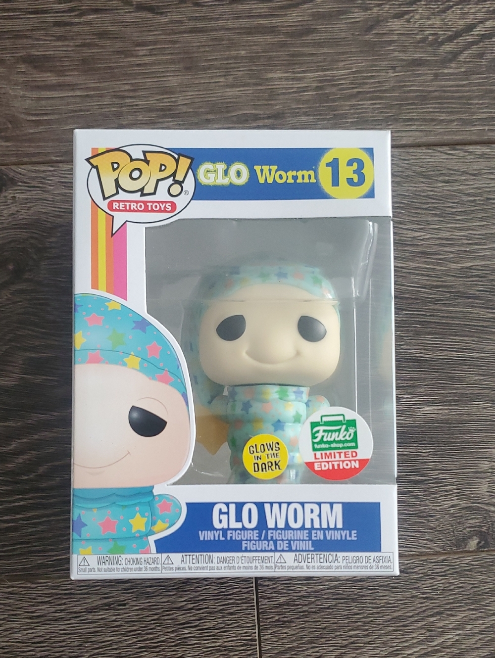 GLO WORM #13 Funko Pop Glow In The Dark Limited Edition